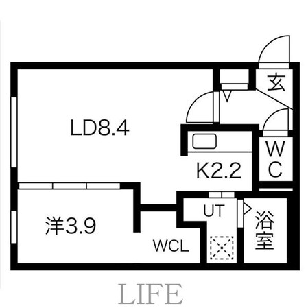 Porte-bonheur　Fukuzumiの物件間取画像